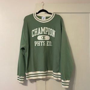 Unisex Green Champion pullover